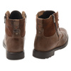 Pánské zimní kožené kozačky 871 brown