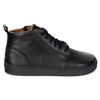 Buty damskie zimowe barefoot skórzane Z-B04 czarne