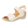 Dámské kožené sandály Wasak 0474W beige