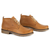 Trzewiki męskie z naturalnej skóry POLBUT 2109S zimowe obuwie miejskie brązowe