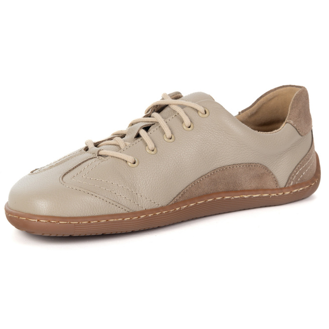 Półbuty barefoot damskie skórzane Wasak 0800W cappuccino