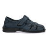 Pánské kožené polobotky Pollonus navy blue 6-0742-007