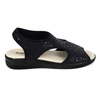 Dámské flexibilní sandály comfooty emma black glossy  