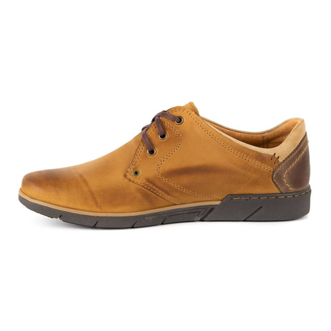 Buty męskie skórzane 2103 camel