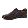 Pánská kožená nazouvací obuv 854K tmavě hnědá