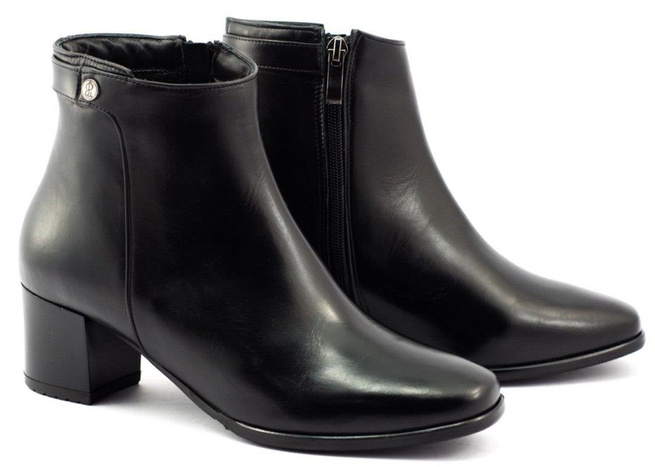 Dámské ještěrkové boty 04469 Black