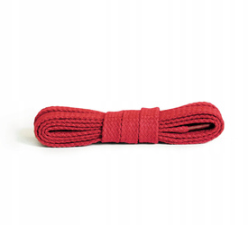 Kaps sznurowadła płaskie bawełniane czerwone