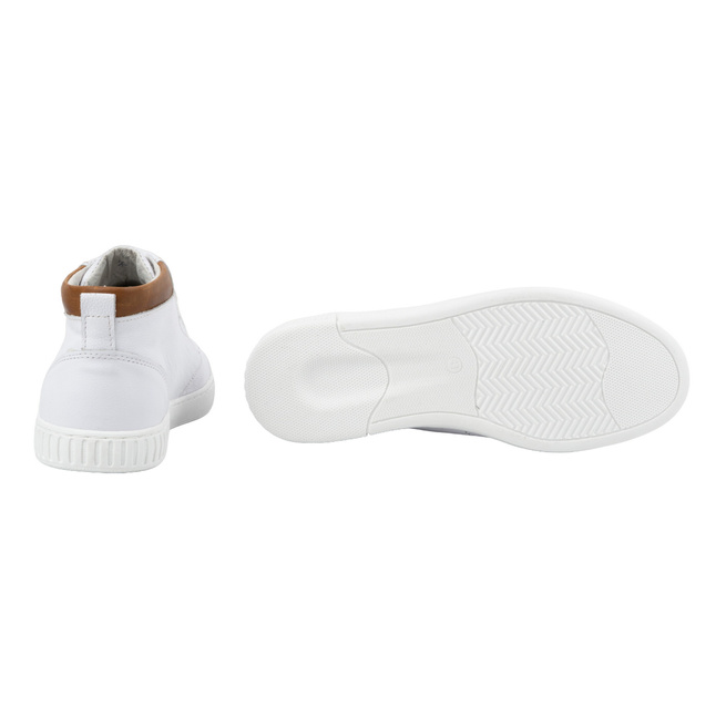 Pánské kožené tenisky 2108 white