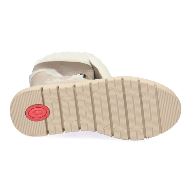 Dámské sněhové boty Beige natural ram Pollonus 5-1674-002