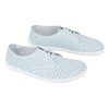 BAREFOOT Dámské minimalistické prolamované boty 1288POL modré