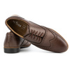 BROGSY 306GT tmavě hnědá kožená společenská obuv