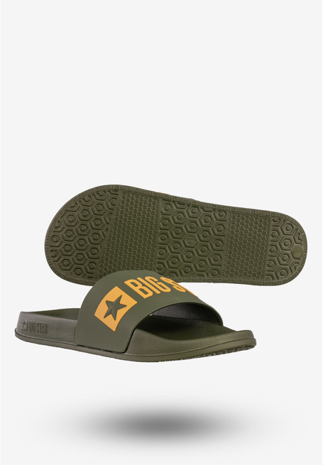 Big Star pánské žabky SS174360 khaki green 