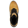Pánské zimní kožené boty 903K camel yellow