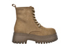Botki damskie skórzane ocieplane Big Star SS274527 camel