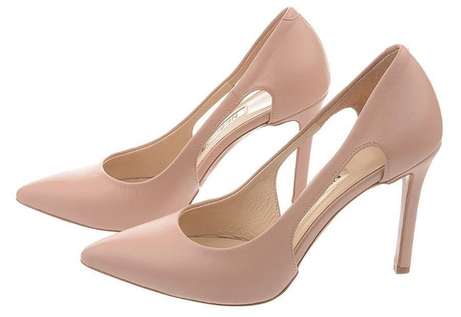 Stilettos Neścior 105-C pudrově růžová