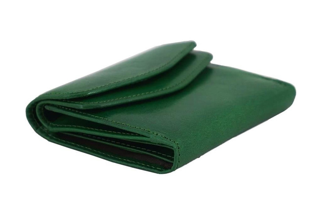 Barberini's portfel ze skóry naturalnej - Granatowy