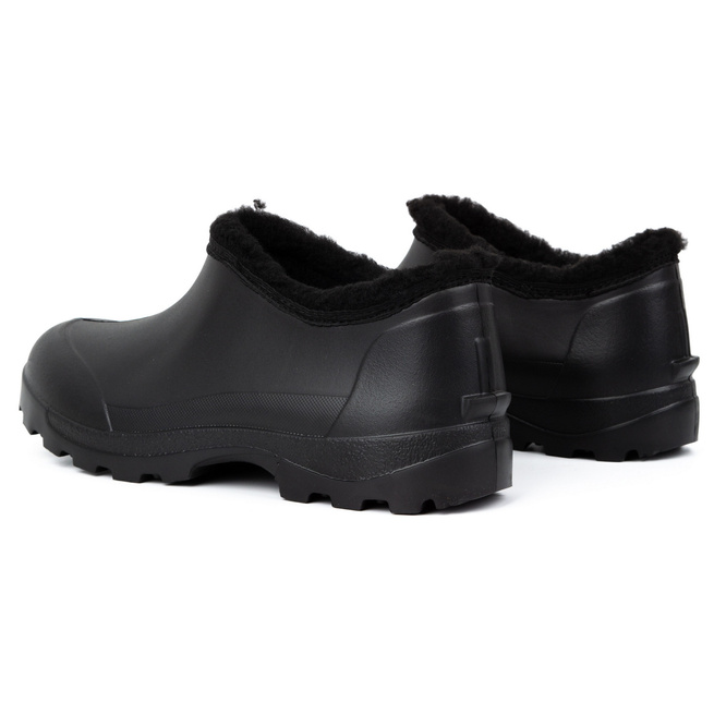 TREWOR zateplené pěnové boty wellingtons nízké černé