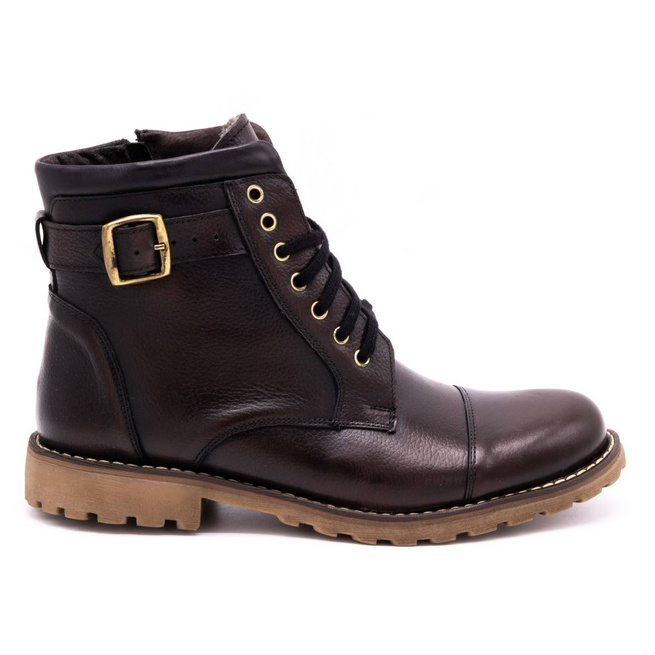 Pánské kožené boty 910MP kabir