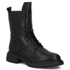 Dámské černé kožené elegantní boty DBT7246 BK Filippo