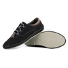 Buty męskie skórzane casual 312K czarny nubuk