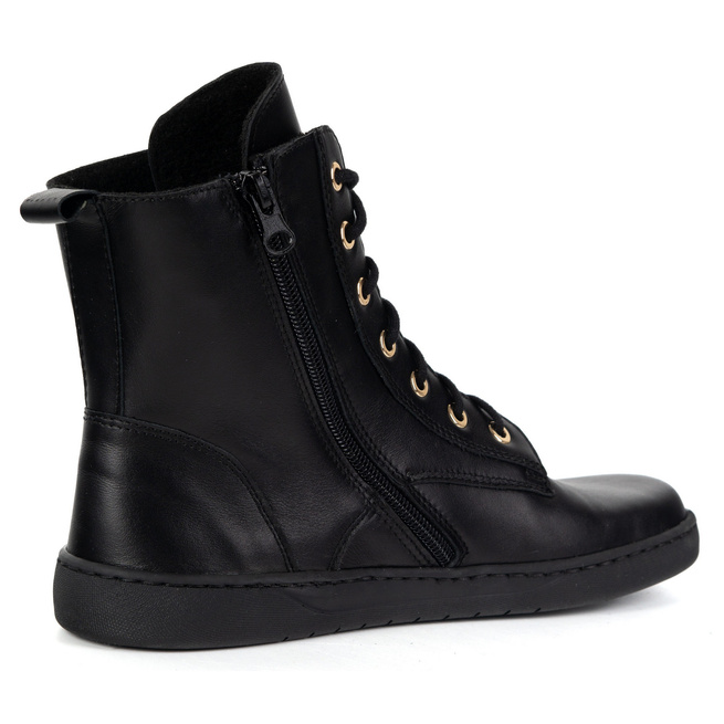 Buty damskie barefoot zimowe skórzane Olivier Liv 1303 ocieplane