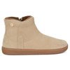 Dámské barefoot zimní kožené boty zateplené kožešinou Olivier 202MP beige