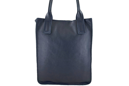 Torba shopper bag do pracy - Granatowa 