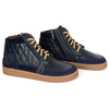 Buty damskie zimowe barefoot skórzane Z-B05 granatowe