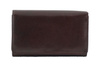 Klasyczny portfel damski skórzany - Brązowy 
