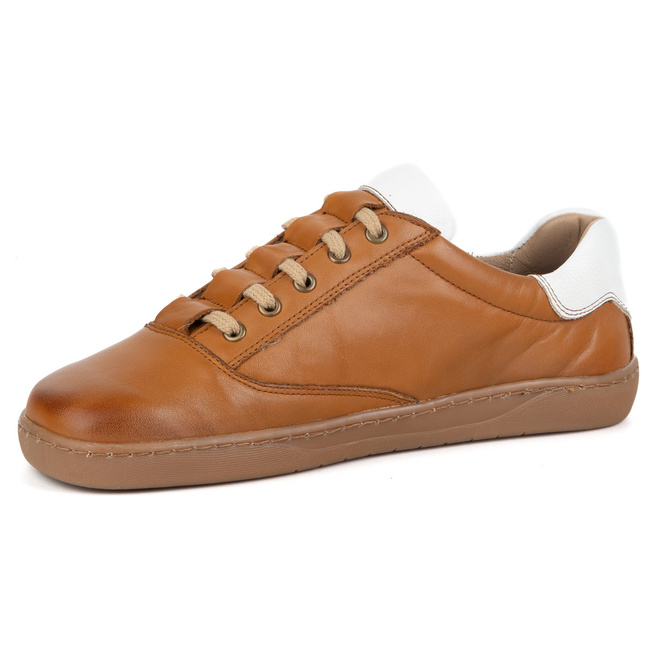 Sneakersy barefoot damskie Maja Olivier – anatomiczne buty skórzane brązowy 102MP