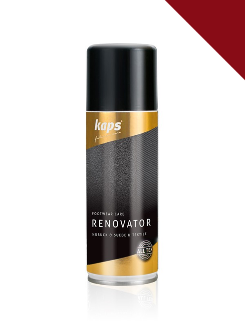 Renovátor na semiš a nubuk Kaps 200 ml červená