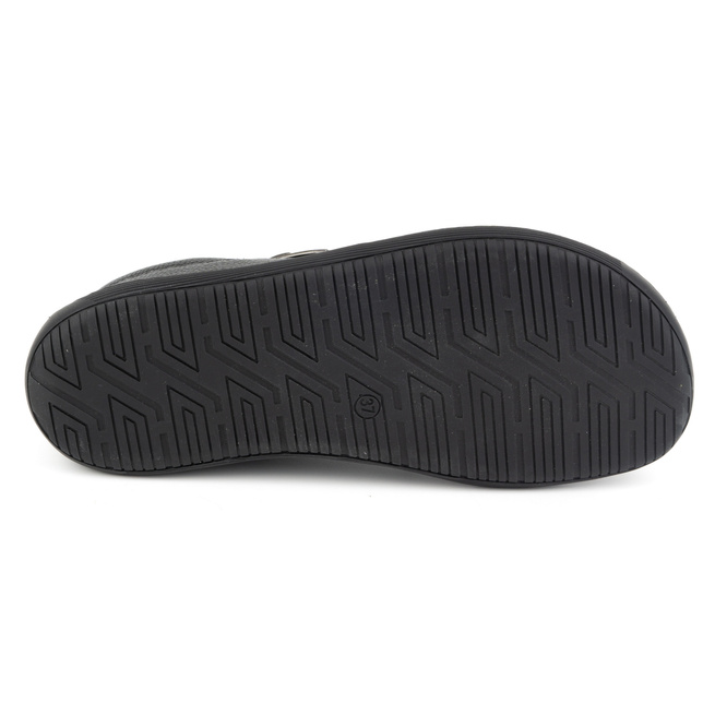 Dámská kožená minimalistická obuv barefoot 1244 černá