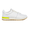 Dámské sportovní boty kožené creepers 05-0784-01 white