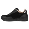 Skórzane sneakersy Filippo  DP7405/25 BK czarne