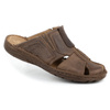 Pánské kožené žabky 312 brown