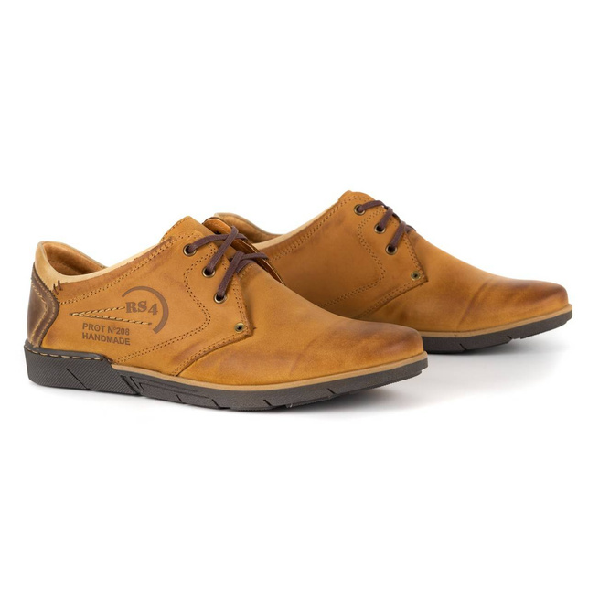 Buty męskie skórzane 2103 camel