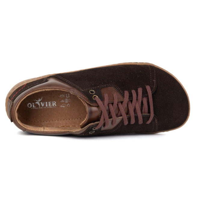 Polské barefoot pánské boty 990MP brown nubuk