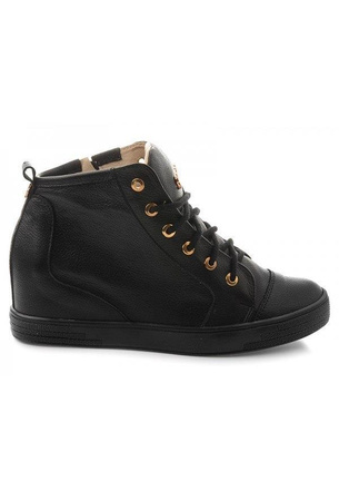 Damskie sneakersy KM383 czarne
