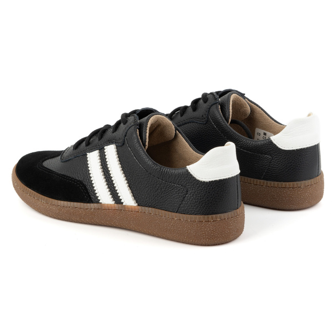 Dámské kožené polobotky STYLE 1259 černé