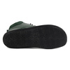 Dámské minimalistické kožené zimní boty barefoot 1262 zelené