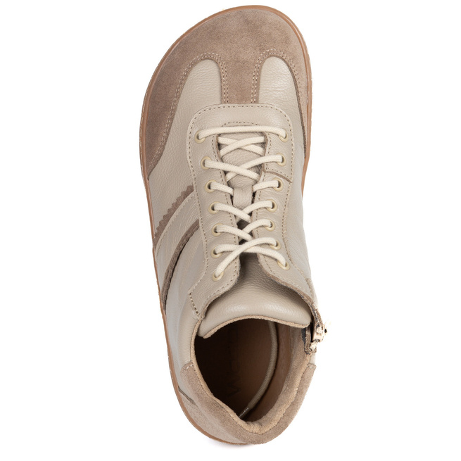 Buty barefoot minimalistyczne skórzane WASAK 0802W beżowe