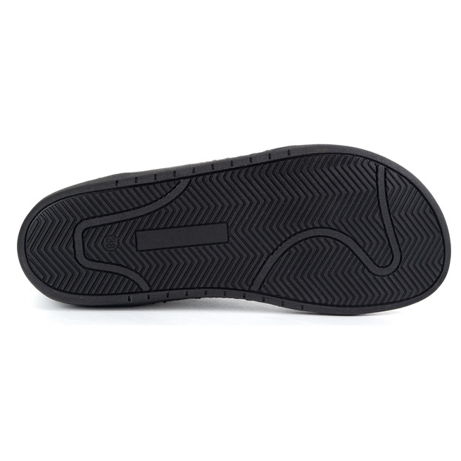 Dámské minimalistické kožené zimní boty barefoot 1293 černé