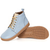 Buty damskie zimowe barefoot skórzane Z-B04 niebieskie