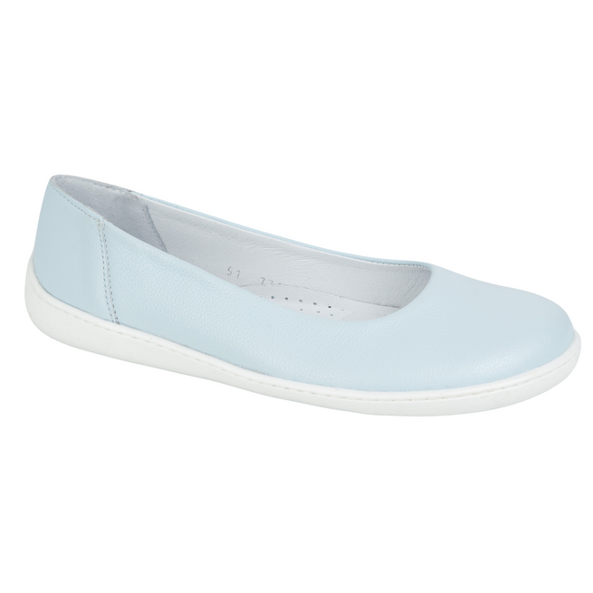 BAREFOOT Dámské minimalistické nazouvací lodičky 1771POL modrá