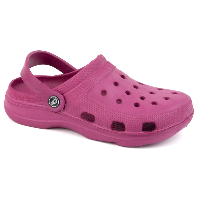 Pantofle lehké pěnové dřeváky do bazénu fuchsiová