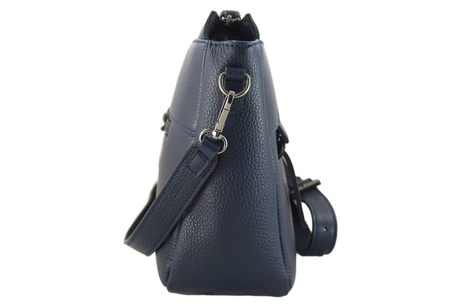 Kabelka s nastavitelným popruhem - bordó