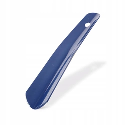 Mała Klasyczna Metalowa łyżka do butów krótka 17,5cm granatowa