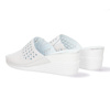 Pollonus dámské kožené prolamované žabky white+perforation5-1400-005