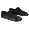 BAREFOOT Pánská minimalistická šněrovací kožená obuv 115KZ black crazy