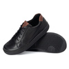 Buty męskie casual skórzane sznurowane BAREFOOT FRIENDLY 1289 czarne